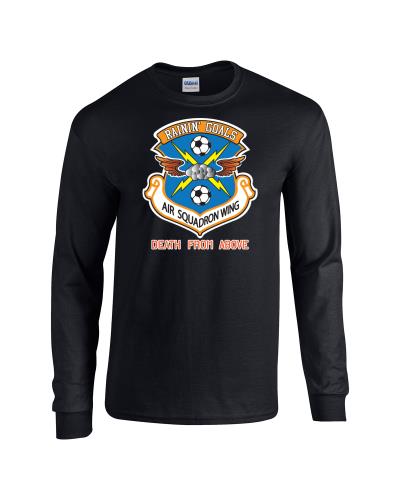Epic Rainin' Goals Long Sleeve Cotton Graphic T-Shirts. Free shipping.  Some exclusions apply.