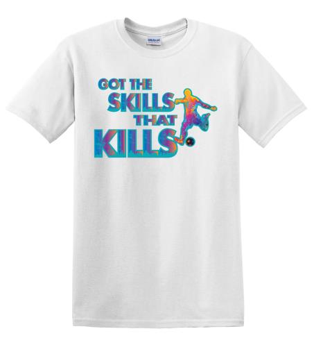 Epic Adult/Youth Skills that Kills Cotton Graphic T-Shirts. Free shipping.  Some exclusions apply.