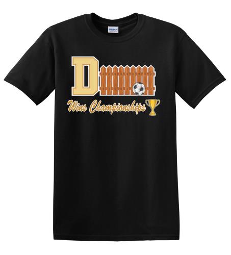 Epic Adult/Youth Soccer D-Fence Cotton Graphic T-Shirts. Free shipping.  Some exclusions apply.