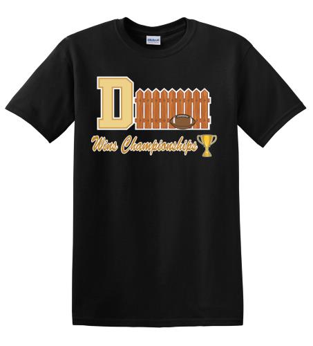 Epic Adult/Youth Football D-Fence Cotton Graphic T-Shirts
