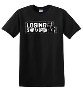 Epic Adult/Youth Losing not Option Cotton Graphic T-Shirts. Free shipping.  Some exclusions apply.