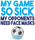 Epic Ladies Soccer Game Sick V-Neck Graphic T-Shirts