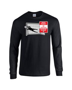 Epic No Trespassing Long Sleeve Cotton Graphic T-Shirts. Free shipping.  Some exclusions apply.