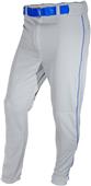 Adult ( A3XL) Piped Pocketed Elastic Bottom Baseball Pants - CO