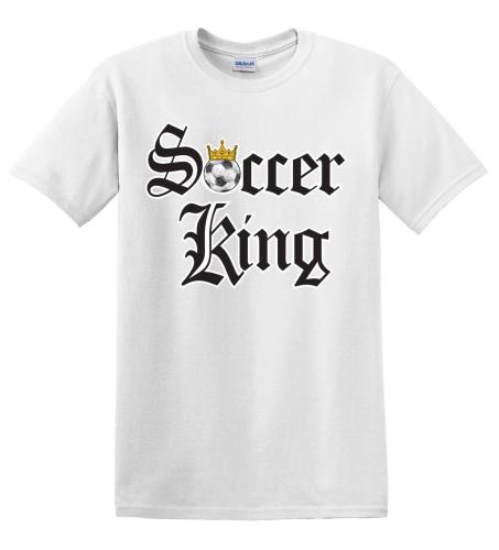 Epic Adult/Youth Soccer King Cotton Graphic T-Shirts. Free shipping.  Some exclusions apply.