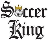 Epic Ladies Soccer King V-Neck Graphic T-Shirts