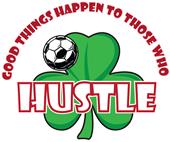 Epic Ladies Soccer Hustle V-Neck Graphic T-Shirts