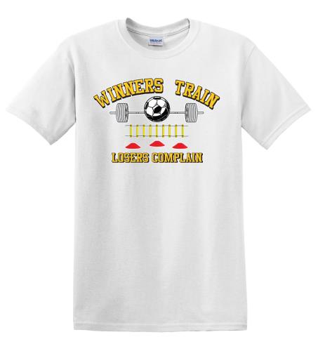 Epic Adult/Youth Soccer Winners Train Cotton Graphic T-Shirts. Free shipping.  Some exclusions apply.