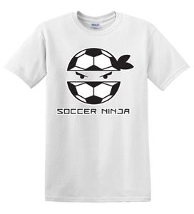 Epic Adult/Youth Soccer Ninja Cotton Graphic T-Shirts. Free shipping.  Some exclusions apply.