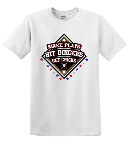 Epic Adult/Youth Hit Dingers Cotton Graphic T-Shirts