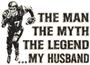 Epic Adult/Youth Legend, My Husband Cotton Graphic T-Shirts