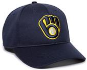 Outdoor Cap Inc. Team MLB Adjustable Performance MLB-350 MILWAUKEE BREWERS