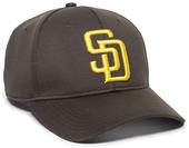 Outdoor Cap Inc. Team MLB Adjustable Performance MLB-350 SAN DIEGO PADRES