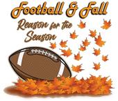 Epic Ladies Football & Fall V-Neck Graphic T-Shirts