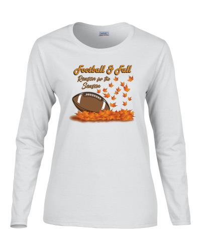 Epic Ladies Football & Fall Long Sleeve Graphic T-Shirts. Free shipping.  Some exclusions apply.