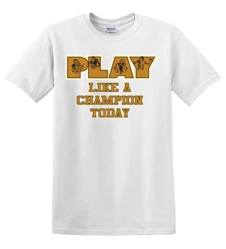 Epic Adult/Youth Play Like a Champ Cotton Graphic T-Shirts. Free shipping.  Some exclusions apply.