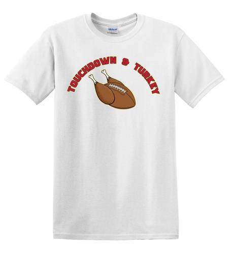 Epic Adult/Youth Touchdown & Turkey Cotton Graphic T-Shirts
