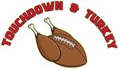 Epic Ladies Touchdown & Turkey V-Neck Graphic T-Shirts