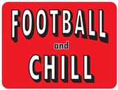 Epic Ladies Football and Chill V-Neck Graphic T-Shirts