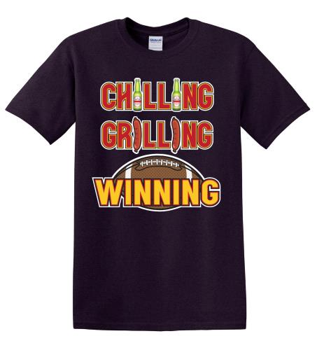 Epic Adult/Youth Chilling Grilling Cotton Graphic T-Shirts. Free shipping.  Some exclusions apply.