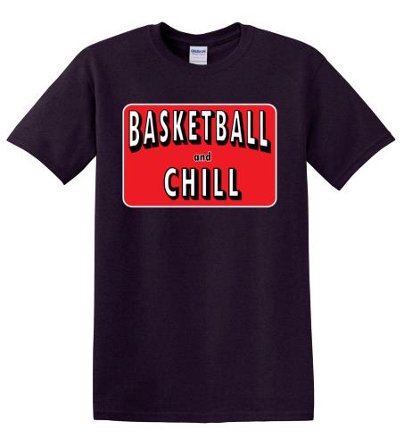 Epic Adult/Youth Basketball Chill Cotton Graphic T-Shirts. Free shipping.  Some exclusions apply.
