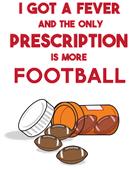 Epic Ladies Football Fever V-Neck Graphic T-Shirts