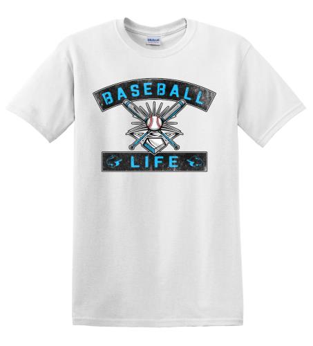 Epic Adult/Youth Baseball Life Cotton Graphic T-Shirts. Free shipping.  Some exclusions apply.