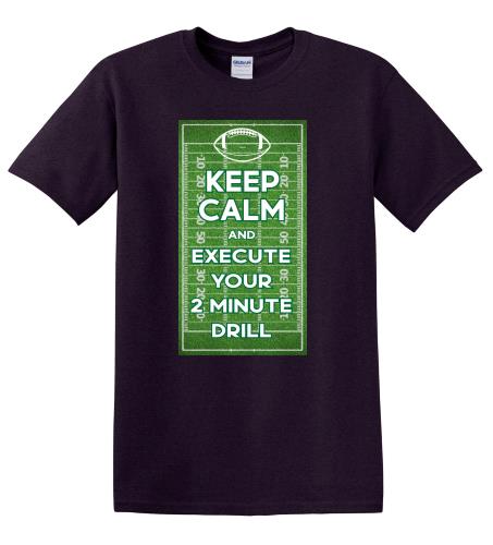 Epic Adult/Youth Keep Calm 2 Min. Cotton Graphic T-Shirts