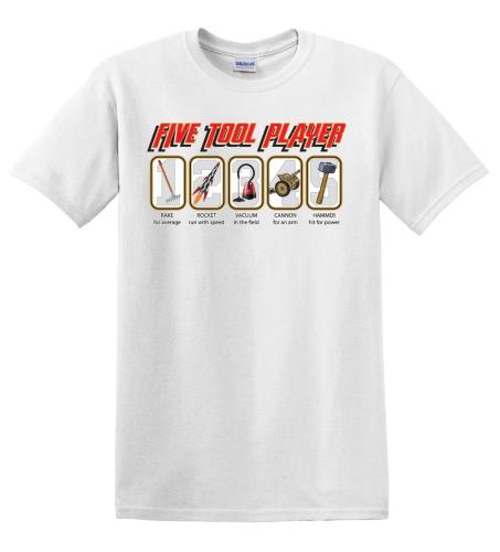 Epic Adult/Youth Five Tool Player Cotton Graphic T-Shirts. Free shipping.  Some exclusions apply.