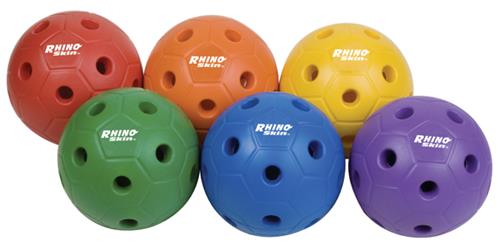 Champion Sports Rhino Skin Mini Soccerballs Set 6