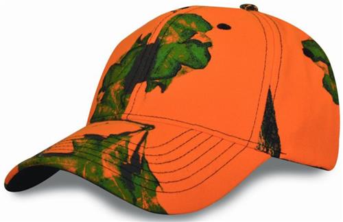 KC Caps Adult Mossy Oak Fluorescent Camo Cap S7181. Embroidery is available on this item.