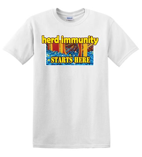 Epic Adult/Youth Herd Immunity Cotton Graphic T-Shirts. Free shipping.  Some exclusions apply.