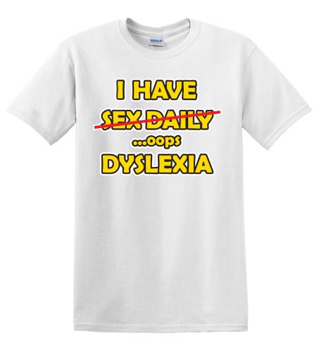 Epic Adult/Youth Dyslexia Cotton Graphic T-Shirts. Free shipping.  Some exclusions apply.