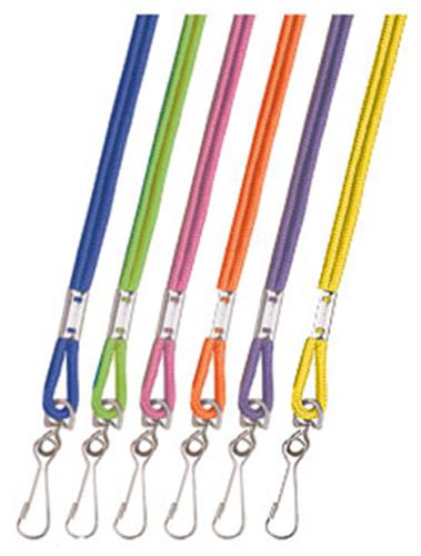 Champion Neon Nylon Whistle Lanyards (12 Per Card)