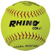 Champion Rhino 12" Leather Cork Core Softball - Dozen