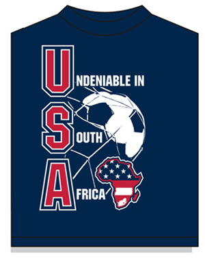 Utopia Sports USA Undeniable Soccer T-Shirt. Printing is available for this item.