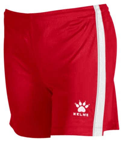Girls Large (Red) 4" to 5" Inseam Soccer Shorts