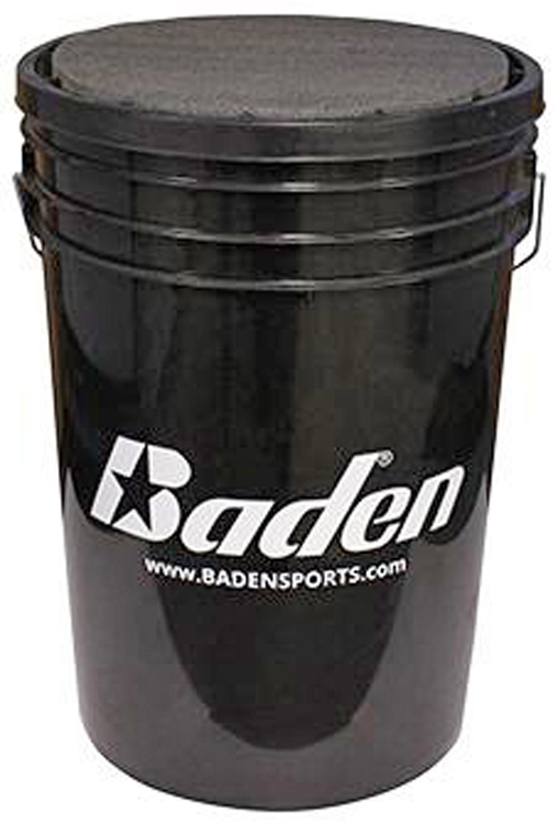 E15291 Baden 5 Gallon Bucket/Seat Baseballs Bucket