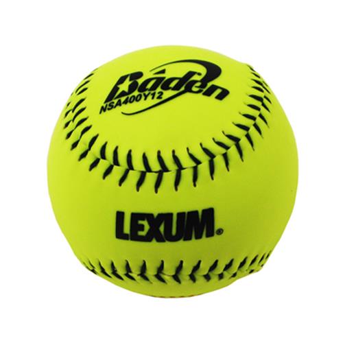 Baden NSA Slow Pitch YellowC 12" Softballs (DZ) Closeout Sale