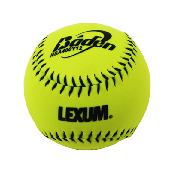 Baden NSA Slow Pitch YellowC 12" Softballs (DZ) Closeout Sale