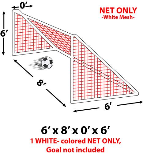 Epic 3MM Soccer Goal Nets 6x8x0x6 -EACH