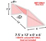 Epic 3MM Soccer Goal Nets 7.5x12x0x6 -EACH