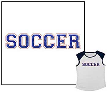 Closeout-Soccer Raglan Sleeve soccer tshirts