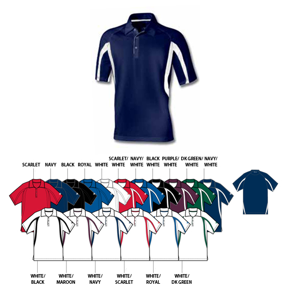 Champion Men's Double Dry Pieced Polo (H8729) Soccer Equipment and Gear