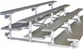 Tip & Roll 2,3,4 Row Aluminum Preferred Bleachers