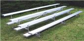 4 Row Aluminum or Steel Outdoor Bleachers