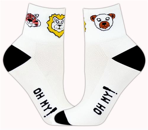 Red Lion Lions/Tigers/Bears Crew Athletic Socks