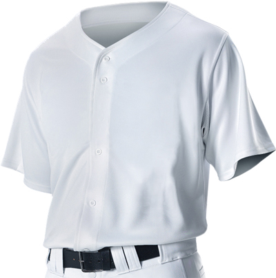 Alleson Full Button Baseball Jersey-Closeout. Decorated in seven days or less.