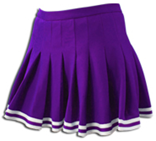 Pizzazz (PINK, NAVY, ROYAL) Cheerleaders Pleated Uniform Skirts