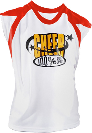 Teamwork Women & Girls Energy Cheer Camp Shirts. Printing is available for this item.
